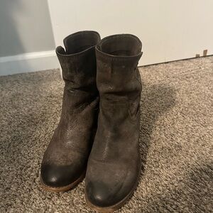 Diba True Charcoal Westhaven booties